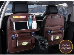 תיק אחסון ארגונית למושב האחורי לרכב עם שולחן מתקפל