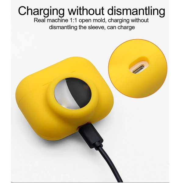 כיסוי סיליקון רך עבור Apple Airpods ו-AirTag