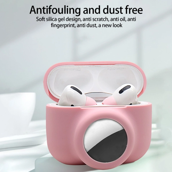 כיסוי סיליקון רך עבור Apple Airpods ו-AirTag
