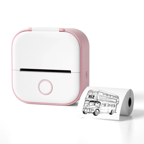 מדפסת תוויות Bluetooth תרמית ניידת