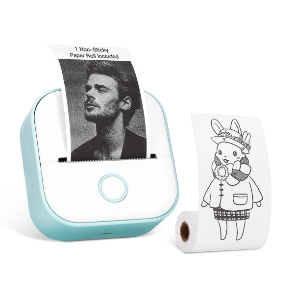 מדפסת תוויות Bluetooth תרמית ניידת
