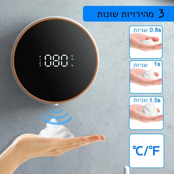 מתקן סבון אוטומטי