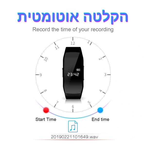 מצלמת שעון יד נסתרת