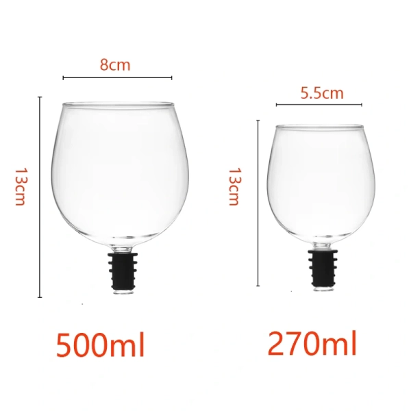 כוס יין Top Glass - לשתייה ישירה מהבקבוק